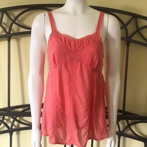 Marc Jacobs Coral Camisole Cotton Top Size 4